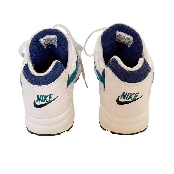Vintage Nike Ceres Sneakers Mens sz 9.5 1995 White Navy Teal Rare Tennis Shoes main image 8